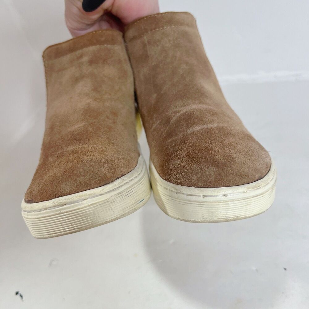 Sofft Britton li Brown Suede Leather Slip on Sneakers Women's Size 7.5 - Picture 2 of 8
